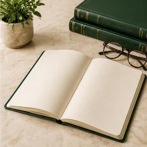 Libros, gafas y cuaderno para la educación financiera